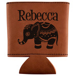 Baby Elephant Leatherette Can Sleeve (Personalized)