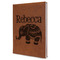 Baby Elephant Leatherette Journal - Large - Single Sided (Personalized)
