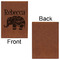 Baby Elephant Leatherette Journal - Large - Single Sided - Front & Back View