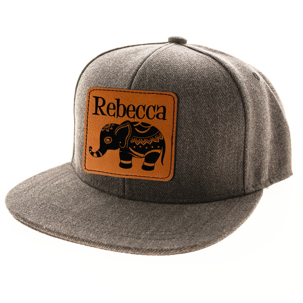 Baby Elephant Leatherette Patches - LIFESTYLE (HAT) Square