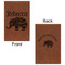 Baby Elephant Leatherette Sketchbooks - Small - Double Sided - Front & Back View