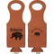 Baby Elephant Leatherette Wine Tote Double Sided - Front and Back