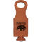 Baby Elephant Leatherette Wine Tote Single Sided - Front and Back