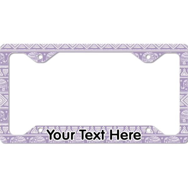 Custom Baby Elephant License Plate Frame - Style C (Personalized)