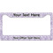 Baby Elephant License Plate Frame Wide