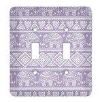 Baby Elephant Light Switch Cover (2 Toggle Plate)