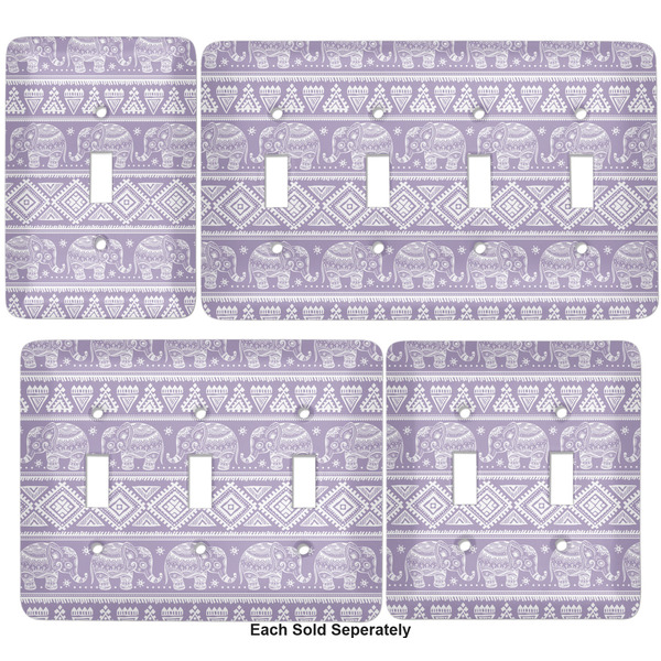 Baby Elephant Light Switch Covers all sizes