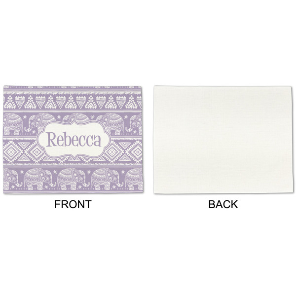 Baby Elephant Linen Placemat - APPROVAL Single (single sided)