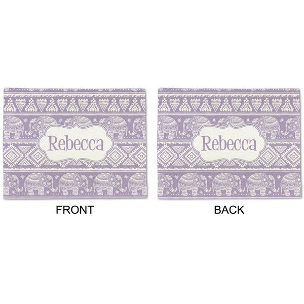 Baby Elephant Linen Placemat - APPROVAL (double sided)