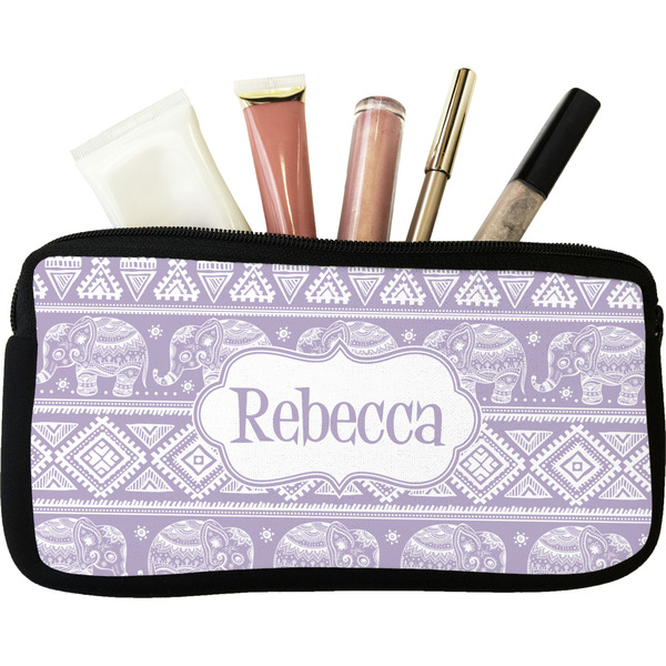 Custom Baby Elephant Makeup / Cosmetic Bag (Personalized)
