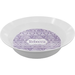 Baby Elephant Melamine Bowl (Personalized)