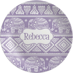 Baby Elephant Melamine Plate (Personalized)