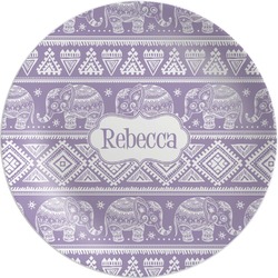 Baby Elephant Melamine Plate (Personalized)