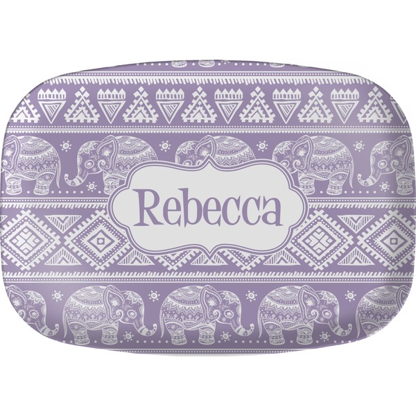 Custom Baby Elephant Melamine Platter (Personalized)