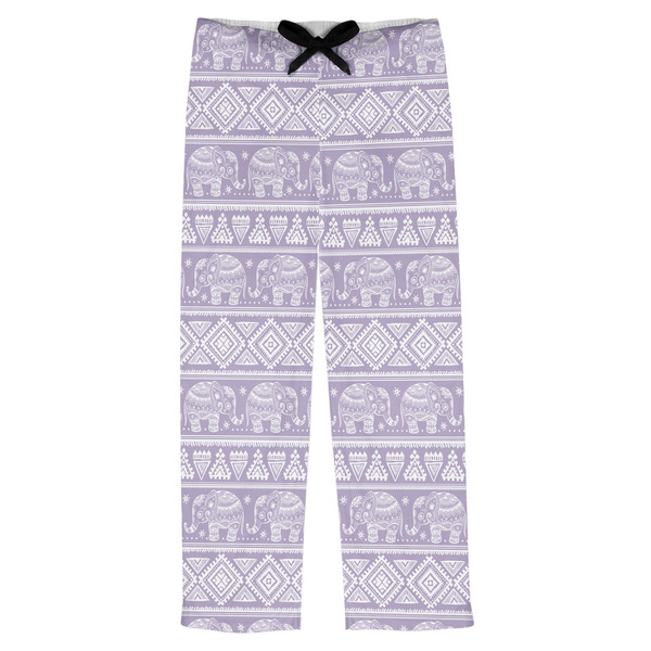 Custom Baby Elephant Mens Pajama Pants - XL