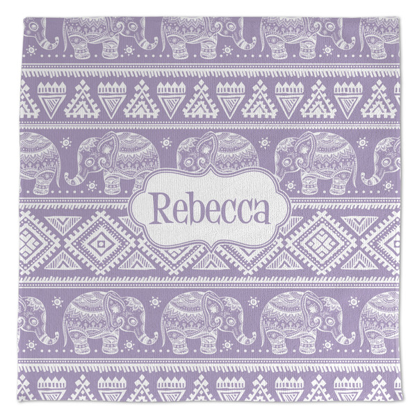 Custom Baby Elephant Microfiber Dish Towel (Personalized)