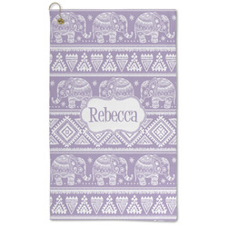 Baby Elephant Microfiber Golf Towel - Large (Personalized)
