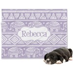 Baby Elephant Dog Blanket - Large (Personalized)