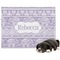 Baby Elephant Dog Blanket - Large (Personalized)