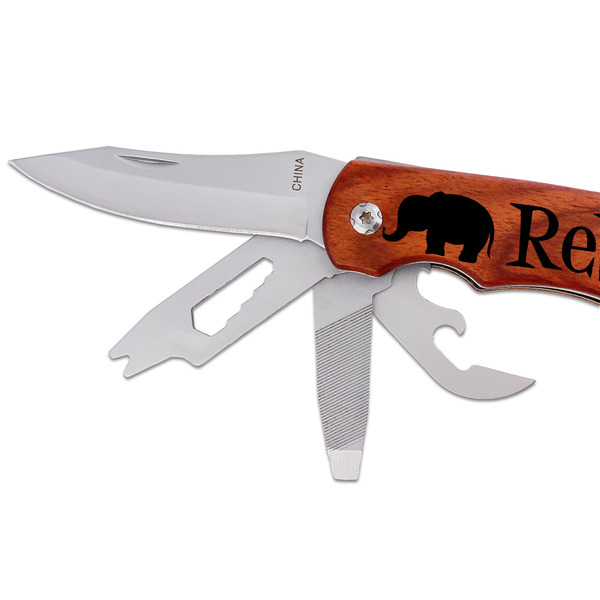 Baby Elephant Multi-tool - DETAIL (knife end)