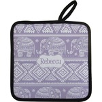 Baby Elephant Pot Holder w/ Name or Text