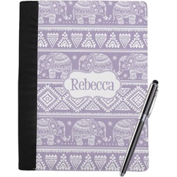 Baby Elephant Notebook Padfolio - Large w/ Name or Text
