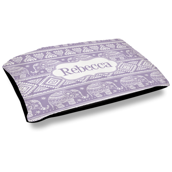 Custom Baby Elephant Outdoor Dog Bed - Large (Personalized)