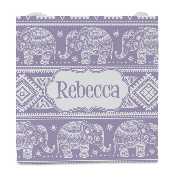 Baby Elephant Party Favor Gift Bag - Gloss - Front