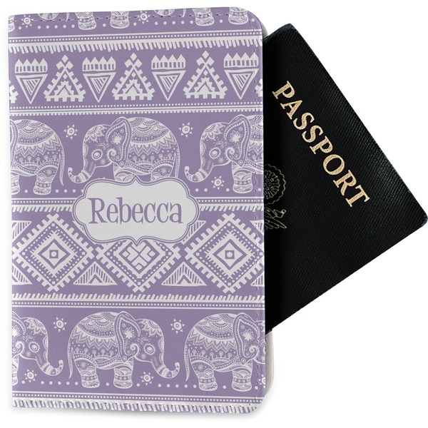 Custom Baby Elephant Passport Holder - Fabric (Personalized)