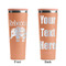 Baby Elephant Peach RTIC Everyday Tumbler - 28 oz. - Front and Back