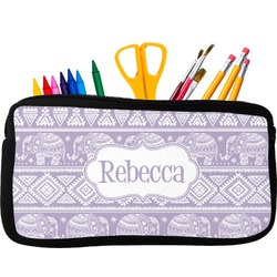 Baby Elephant Neoprene Pencil Case (Personalized)