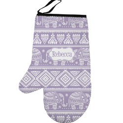 Baby Elephant Left Oven Mitt (Personalized)