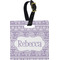 Baby Elephant Plastic Luggage Tag - Square w/ Name or Text