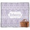 Baby Elephant Outdoor Picnic Blanket (Personalized)