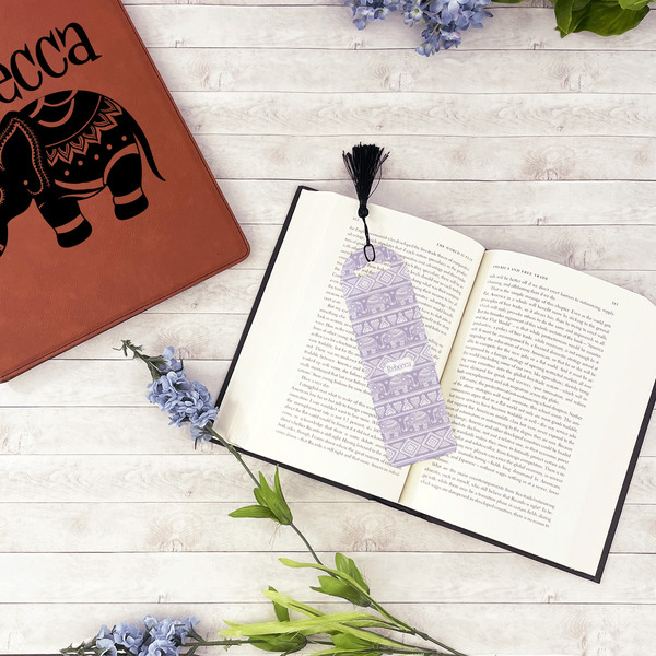 Baby Elephant Plastic Bookmarks - In Context