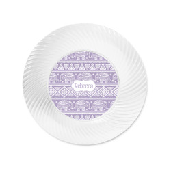 Baby Elephant Plastic Party Appetizer & Dessert Plates - 6" (Personalized)