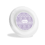 Baby Elephant Plastic Party Appetizer & Dessert Plates - 6" (Personalized)