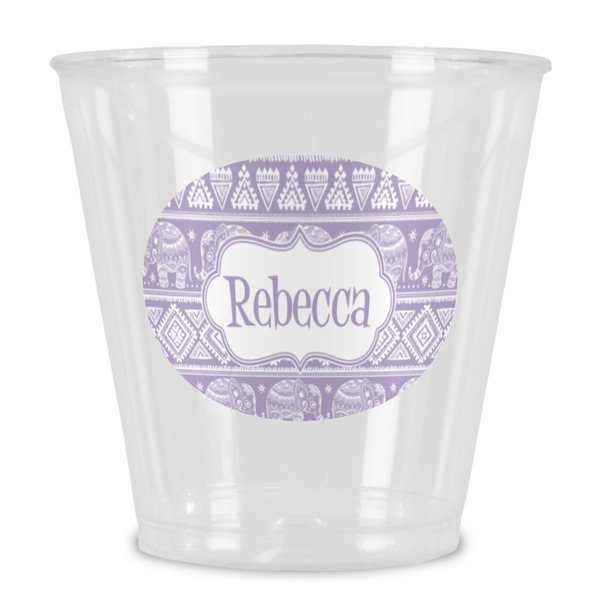 Custom Baby Elephant Plastic Shot Glass (Personalized)