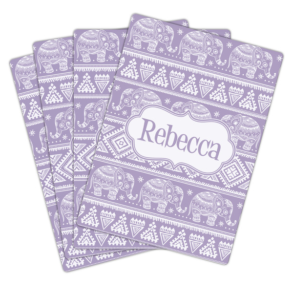 Baby Elephant Playing Cards - Hand Back View