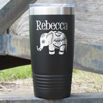 Baby Elephant 20 oz Stainless Steel Tumbler (Personalized)