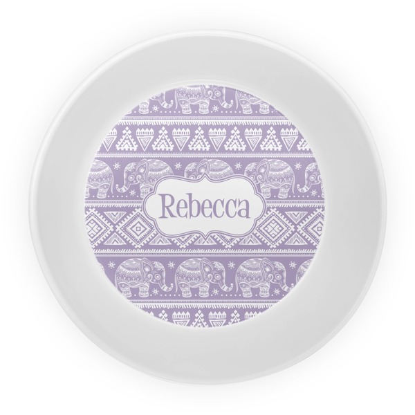 Baby Elephant Melamine Bowl - Center