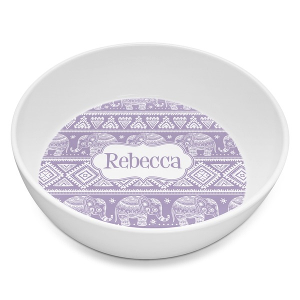 Custom Baby Elephant Melamine Bowl - 8 oz (Personalized)