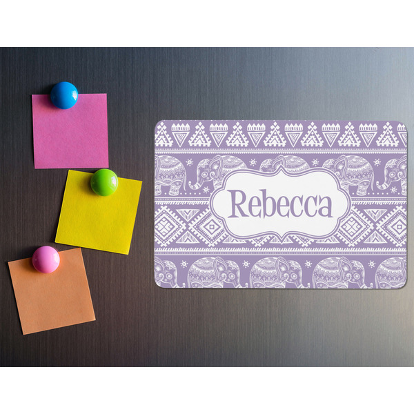 Baby Elephant Rectangular Fridge Magnet - LIFESTYLE