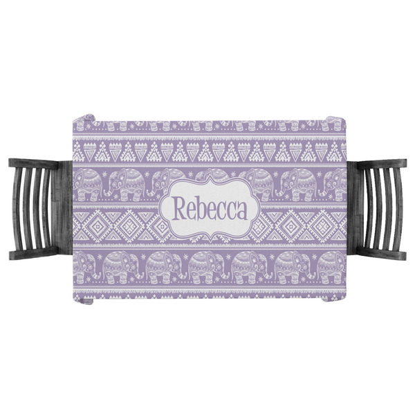 Custom Baby Elephant Tablecloth - 58"x58" (Personalized)