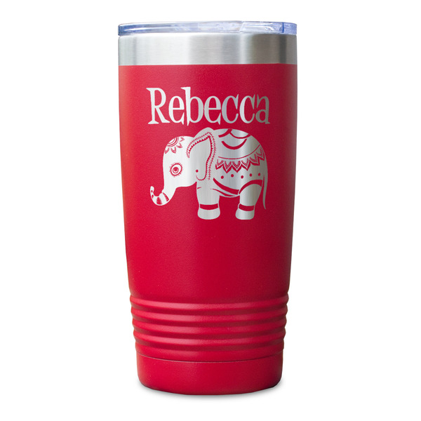 Baby Elephant Red Polar Camel Tumbler - 20oz - Single Sided - Approval