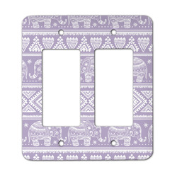 Baby Elephant Rocker Style Light Switch Cover - Two Switch