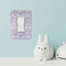 Baby Elephant Rocker Light Switch Covers - Single - IN CONTEXT