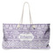 Baby Elephant Large Rope Tote Bag - Front View