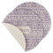 Baby Elephant Round Linen Placemats - MAIN (Single Sided)