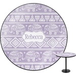 Baby Elephant Round Table - 24" (Personalized)